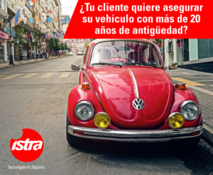 ¿Tu cliente quiere asegurar su vehículo con más de 20 años de antigüedad?
