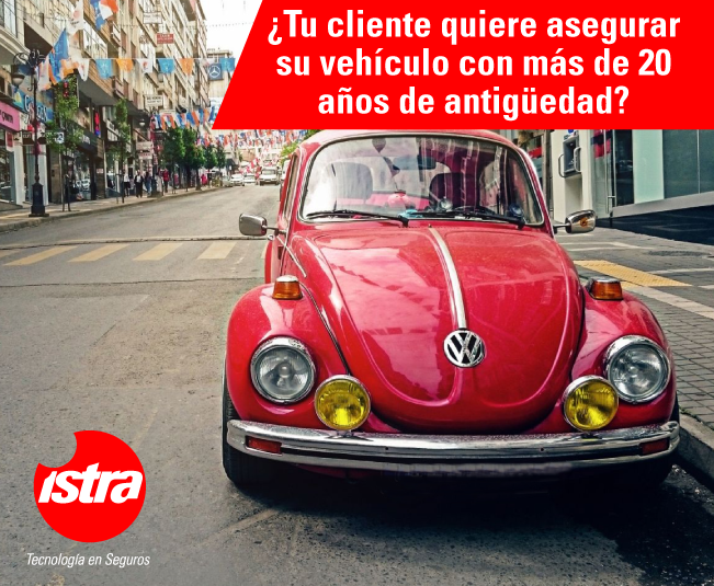 ¿Tu cliente quiere asegurar su vehículo con más de 20 años de antigüedad?